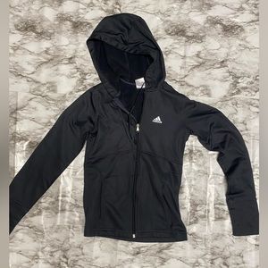 Adidas zip up hoodie- Size small